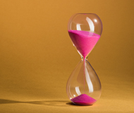 pink hourglass time
